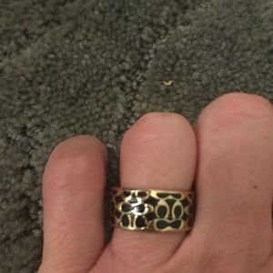 Coach Logo Ring-8.5/9 size